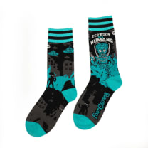 Destroy All Humans Crew Socks | Alien Horror Themed Socks