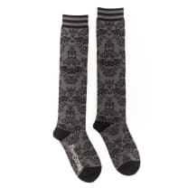 Bat Damask Knee High Socks | Spooky Halloween