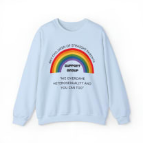 Gay Children of Straight Parents Support Group Unisex Heavy Blend™ Crewneck Sweatshirt Sizes SM-5XL | Plus Size Available