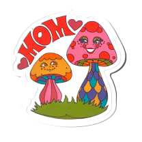 Mom Mushrooms Vinyl Sticker | 3"