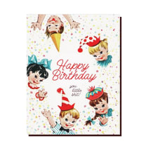 Happy Birthday You Little Shit Greeting Card