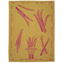 Asparagus Why Does it Do That Funny Woven Kitchen Tea Dish Cloth Towel | 21" x 28" | BlueQ at GetBullish