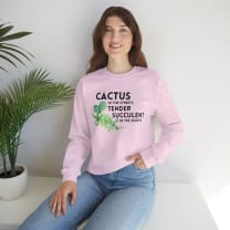 Cactus in the Streets Tender Succulent in the Street Unisex Heavy Blend™ Crewneck Sweatshirt