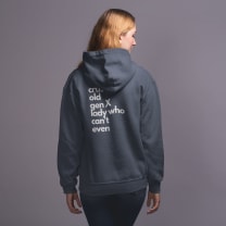 Crusty Old Gen X Lady Who Can't Even Unisex Heavy Blend™ Hooded Sweatshirt Sizes S-5XL