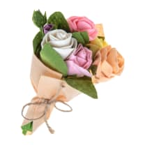 Handcrafted Felt Petite Rose Flower Bouquet | Handmade in Kyrgyzstan