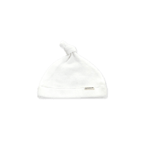 Organic Cotton Baby Hat White