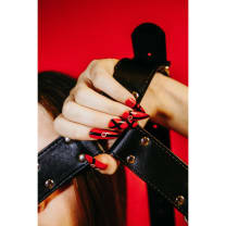 Bondage Nailz in Red | Press On Nail Kit Includes 24 Nails