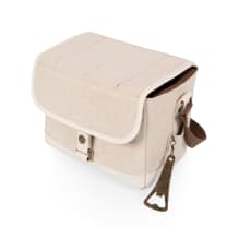 Beer Caddy Cooler Tote with Opener - Color: Beige