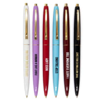 Snarky Boss Lady Pen Set in Brilliant Multicolor - Set of 6 Pens