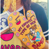 My Favorite Type Of Men Is Ramen Oven Mitt Pot Holder