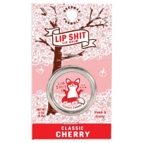 Lip Shit Lip Balm in Classic Cherry Beeswax Formula | Lip Moisturizer in Tin | .3oz | BlueQ at GetBullish