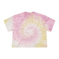 Billionaires Are Compostable Groovy Flower Women's Tie-Dye Crop Tee