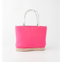 The Rosa Neoprene Mini Tote - Fuchsia