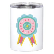 Good At Stuff Stainless Steel Tumbler | Award Ribbon Travel Tumbler | 12oz