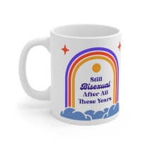 Still Bisexual After All These Years LGBTQ Pride Retro Rainbow Ceramic Mug 11oz