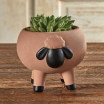 Sheep Animal Planter Pot Large | 3.5" Tall