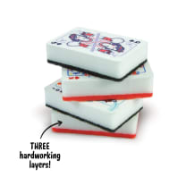 Clean House Playing Card Kitchen Sponges | Set of 4