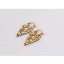 Gold Geometry Glam Earrings