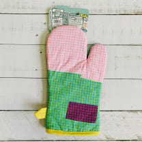 Let's Eat Your Feelings Too Oven Mitt | Couple and Ice Cream Motif | Kitchen Thermal Single Pot Holder | BlueQ at GetBullish