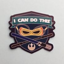 I Can Do This Rey - Star Wars Vinyl Sticker