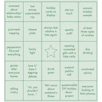 Awkward Holiday Bingo Greeting Card