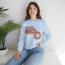 Time to Eat Cheese with No Pants On Unisex Heavy Blend™ Crewneck Sweatshirt Sizes SM-5XL | Plus Size Available - Color: Light Blue, Size: S