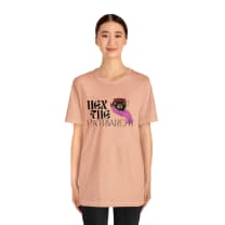 Hex the Patriarchy Feminist Jersey Short Sleeve Tee [Multiple Colors and Sizes]