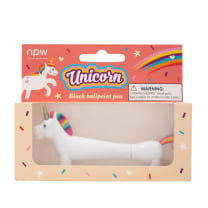 Unicorn Pen White | Ballpoint Pen in Black Ink