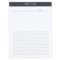 Shit List Chunky List Pad | 7.5" x 9.75"