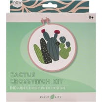 Cactus Crosstitch Kit | Embroidery Crafts Tool Set