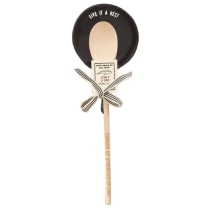 Giftable Spoon Rest and Wooden Spoon Set - Title: Give It a Rest
