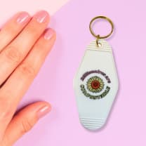 Billionaires Are Compostable 🌸 Motel Style Keychain