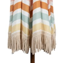 Summerland Beach Umbrella - Waikiki Stripes