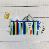 Hide and Go Read Pencil Case | 4.25" h x 8.5"  | BlueQ at GetBullish