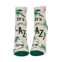 It's Lazy Time Women's Ankle Socks | BlueQ at GetBullish