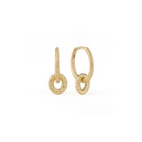 Banyan Hoops with Link Charms