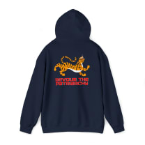 Devour the Patriarchy Unisex Heavy Blend™ Hooded Sweatshirt Sizes S-5XL - Color: Navy, Size: S