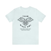 Team Night Owl Unisex Jersey Short Sleeve Tee