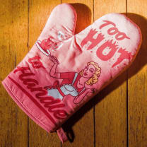 Too Hot To Handle Oven Mitt | Kitchen Thermal Single Pot Holder