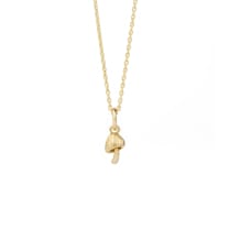 Mini Mushroom Charm Necklace