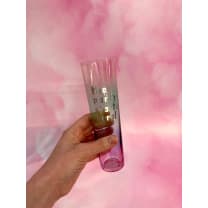 Party Starts Here Flat Bottomed Champagne Glass Flute