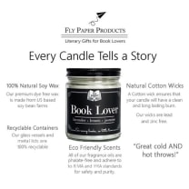 Indie Bookstore Soy Candle Contest Winner | 9 oz Glass Bottle