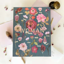 Woman's Garden 11" x 14" Art Print | Copper Details | Unframed | Gift for Her