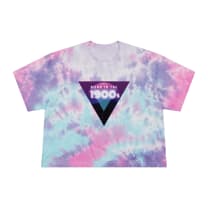 Born in the 1900s Women's Tie-Dye Crop Tee