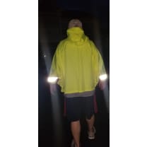 Brella 2020 Lime Green Unisex Hybrid Rain jacket w/ Reflective Strips