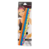 3 Pack Fiesta Light Pom Braid Headband | 80s Hair Band