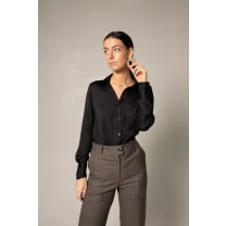 Women's Straight-Leg Wool Pants