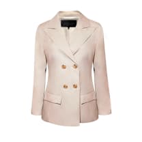 Louise Double-Breasted Wool Blazer
