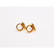 Golden Horseshoe Mini Earrings