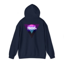 Born in the 1900s Unisex Heavy Blend™ Hooded Sweatshirt Sizes S-5XL - Color: Navy, Size: S